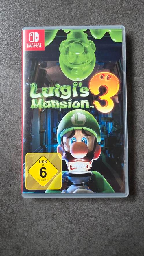 Luigi's Mansion 3, Spelcomputers en Games, Games | Nintendo Switch, Zo goed als nieuw, Overige genres, 3 spelers of meer, Vanaf 3 jaar