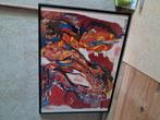 reproductie in lijst Karel Appel, Antiek en Kunst, Ophalen