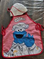 Sesamstraat schort en koksmuts, Ophalen of Verzenden, Gebruikt, Overige materialen, Speelkeuken-accessoire