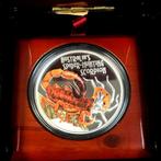 1 Oz Proof Spider-Hunting Scorpion, Ophalen of Verzenden, Losse munt, Zilver