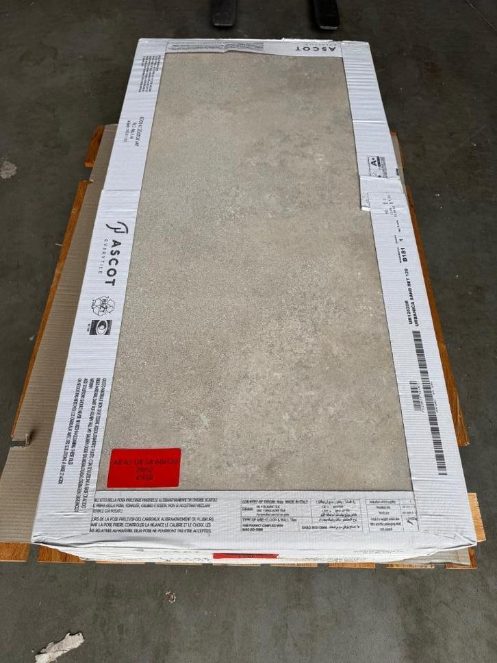 Tegels Ascot Urbanica Sand Beige 60x120 20m2, Doe-het-zelf en Verbouw, Tegels, Nieuw, Vloertegels, Keramiek, 60 cm of meer, 60 cm of meer