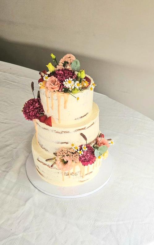 Taart naar wens! Bruidstaart, verjaardag enz, Hobby en Vrije tijd, Taarten en Cupcakes maken, Nieuw, Versiering, Taarten, Ophalen of Verzenden