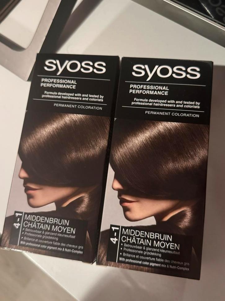 Syoss Haarverf Middenbruin 4-1, Sieraden, Tassen en Uiterlijk, Uiterlijk | Haarverzorging, Nieuw, Overige typen, Ophalen of Verzenden