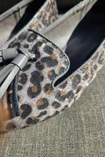 Mooie harige luipaard loafers 37., Ophalen of Verzenden, Nieuw, Bruin, Instappers