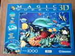Clementoni 3D Magic puzzel, thema 'Dolphin Reef', Hobby en Vrije tijd, Ophalen of Verzenden, 500 t/m 1500 stukjes, Zo goed als nieuw