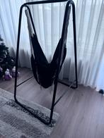 Hangstoel met ijzeren frame, Huis en Inrichting, Stoelen, Ophalen, Zo goed als nieuw
