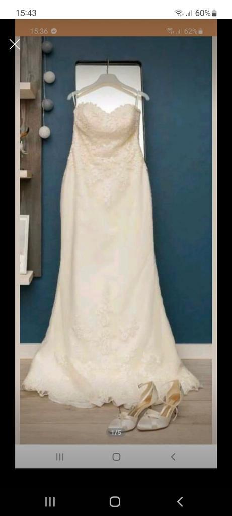 Trouwjurk, Kleding | Dames, Trouwkleding en Trouwaccessoires, Zo goed als nieuw, Trouwjurk, Overige kleuren, Ophalen