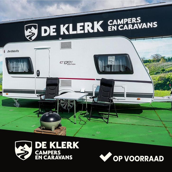 Dethleffs C - GO 475 FR 10 Edition Black Friday (bj 2024), Caravans en Kamperen, Caravans, Bedrijf, tot en met 4, 1000 - 1250 kg