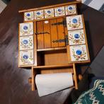 Kruidenrekje, hout/keramiek, Ophalen of Verzenden