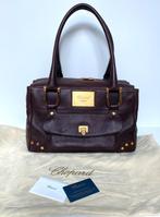 CHOPARD Rood bruin leren schouder tas Bag, Ophalen of Verzenden, Zo goed als nieuw, Bruin, Schoudertasje
