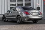 Mercedes C-Klasse C200 AMG 184PK PANO BURMESTER LEER NIGHT, Automaat, Achterwielaandrijving, Gebruikt, Zwart
