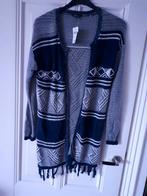 VEST NIEUW MAAT M MET FRANJES, Ophalen of Verzenden, Nieuw, Blauw