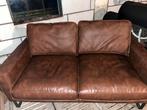 Leren 2zits bank, Huis en Inrichting, Banken | Bankstellen, Ophalen, 150 tot 200 cm, Tweepersoons, Zo goed als nieuw