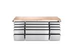 Stahlworks Werkbank Deluxe RVS 72 inch 15 drawers, Ophalen, Nieuw