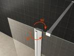 Douche klapwand, Ophalen, Nieuw, Chroom, Douche