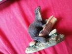 Beeldje Otter - Geharo collectables, Verzamelen, Beelden en Beeldjes, Ophalen, Zo goed als nieuw, Dier