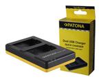 Dual Quick-Charger Leica Panasonic V-Lux incl. Micro-USB, Verzenden, Nieuw