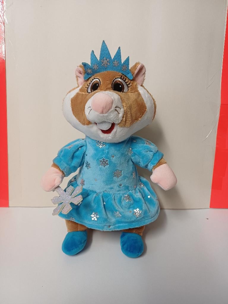 Albert Heijn- Hamster knuffel - winter - Sneeuwprinses, Verzamelen, Supermarktacties, Albert Heijn, Ophalen of Verzenden