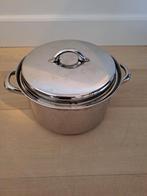RVS Kookpan met deksel inhoud 3 liter., Ophalen of Verzenden, Gebruikt, Rvs, Kookpan of Snelkookpan
