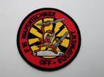 Patch RNLAF F-16 Wapentechniek Off-Equipment, Verzenden, Luchtmacht, Nederland, Embleem of Badge