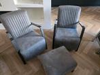 Fauteuil set met hooker, Huis en Inrichting, Fauteuils, Ophalen, Zo goed als nieuw, 75 tot 100 cm, 50 tot 75 cm