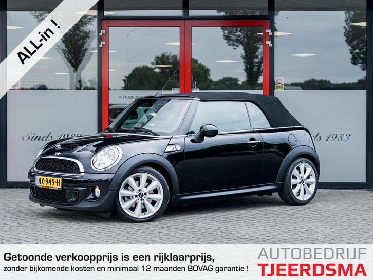 Mini Mini Cabrio 1.6 Cooper S Chili | Navigatie | Stoelverwa, Auto's, Mini, Bedrijf, Te koop, Cabrio, ABS, Adaptieve lichten, Airbags