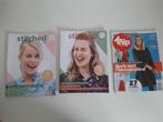 drie modebladen 2 x STICHED by you en 1 x KNIP MODE, Ophalen of Verzenden, Zo goed als nieuw, Vrouw, Knipmode