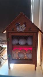 Eierkast van hout, Ophalen of Verzenden, Zo goed als nieuw, Hout, Minder dan 50 cm