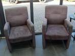 2 eetkamerstoelen, Huis en Inrichting, Ophalen, Gebruikt, Grijs, Twee