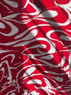 Rode stof voor jurk, Ophalen of Verzenden, Zo goed als nieuw, Rood