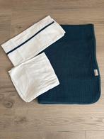 Dekentje/laken/hoeslaken wieg/kinderwagen zgan, Jongetje of Meisje, Wit, Overige typen, Ophalen of Verzenden