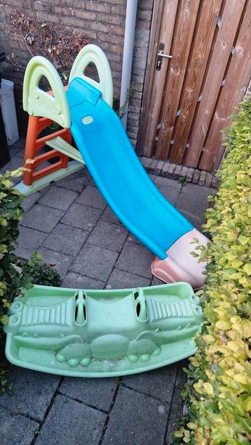 Leuke (water)glijbaan Feber en wipje beschikbaar voor biedingen
