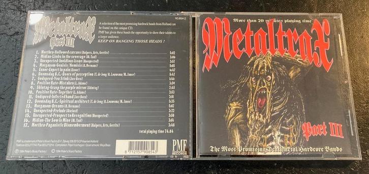 Metaltrax Part III verzamel Death Metal, Doom Metal, Thrash, Cd's en Dvd's, Cd's | Hardrock en Metal, Gebruikt, Ophalen of Verzenden