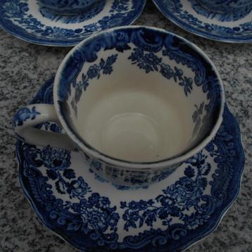 2X k/s Palissy 1790 Avon Scenes blauw engels servies beschikbaar voor biedingen