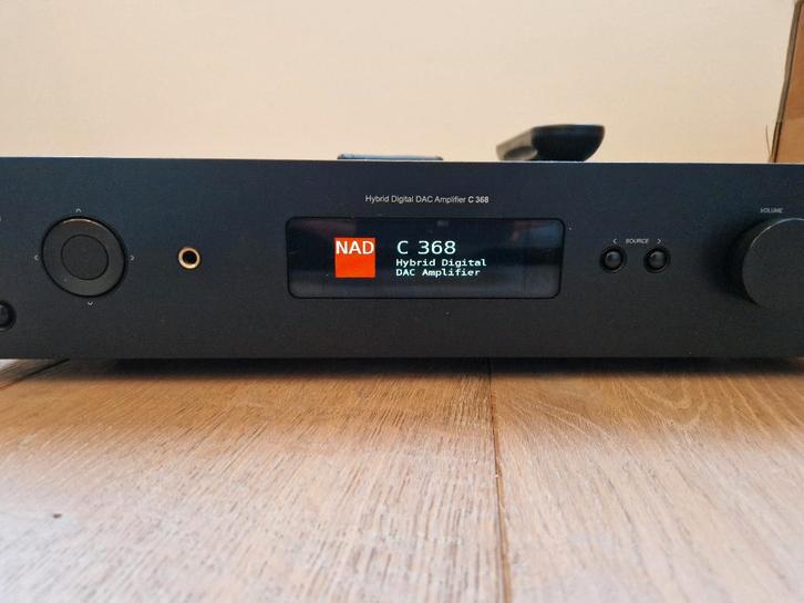 NAD C368 versterker hybrid digital DAC, Audio, Tv en Foto, Versterkers en Receivers, Zo goed als nieuw, Stereo, 60 tot 120 watt