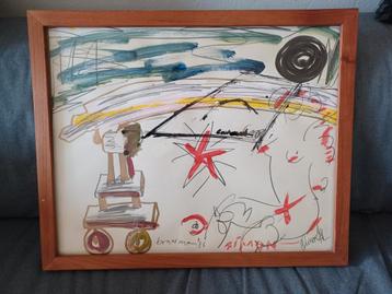 Abstract Schilderij Bouwman '86 beschikbaar voor biedingen