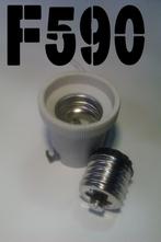 E40 goliat fitting met verloop naar E27, Gebruikt, Onbekend, Ophalen of Verzenden, Onbekend