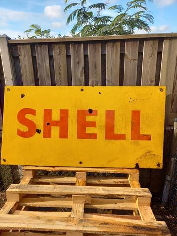 Shell emaille reclame bord beschikbaar voor biedingen