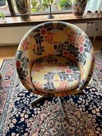 Retro kuipstoel, Ophalen, Gebruikt, Minder dan 75 cm, Stof