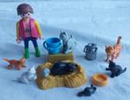 Playmobil 6139 Vrouw met Kattenfamilie II, Ophalen of Verzenden, Gebruikt, Complete set