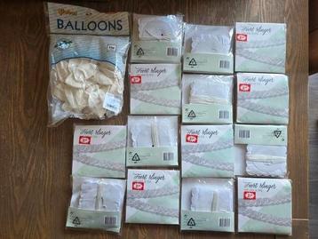 15 stuks nieuwe witte slingers zak witte ballonnen bruiloft beschikbaar voor biedingen