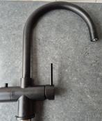 Zwarte Kokend Waterkraan - Stijlvol Design, Ophalen of Verzenden, Nieuw, Rvs, Kraan