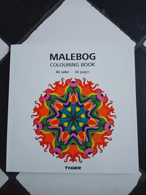 Tiger Mandala Malebog kleurboek nieuw 40 blz., Hobby en Vrije tijd, Tekenen, Nieuw, Papier, Schets- of Tekenboek, Ophalen of Verzenden