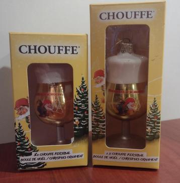 La Chouffe Glazen Kerstbal “Glas”. (C) beschikbaar voor biedingen