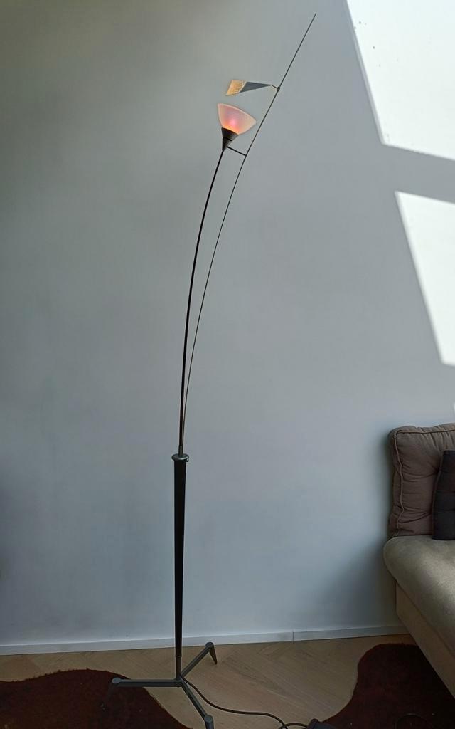 Anta Canna design vloerlamp, Huis en Inrichting, Lampen | Vloerlampen, Zo goed als nieuw, 150 tot 200 cm, Kunststof, Metaal, Overige materialen
