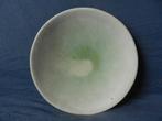 Gerrit de Blanken aardewerk groen geglazuurde schaal d 22,5, Antiek en Kunst, Antiek | Keramiek en Aardewerk, Ophalen of Verzenden