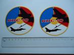 sticker oud F16 vliegtuig Leger KDC 10 dc10 militair KC-10, Verzamelen, Verzenden, Zo goed als nieuw, Bedrijf of Vereniging
