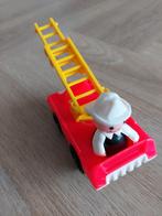 Fisher Price,  brandweerauto met losse brandweerman, Kinderen en Baby's, Speelgoed | Fisher-Price, Ophalen of Verzenden, Auto of Voertuig