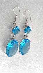 oorbellen topaas, Hangers, Nieuw, Met edelsteen, Zilver