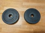 Halterschijven 28mm, Sport en Fitness, Fitnessmaterialen, Ophalen, Zo goed als nieuw, Armen, Halterschijven